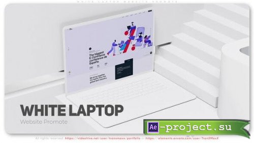 Videohive - White Laptop Website Promote - 38956151 - Project for After Effects