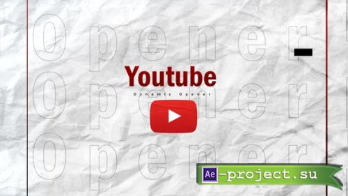 Videohive - Youtube Opener - 38960101 - Project for After Effects