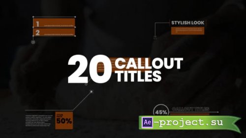 Videohive - Callout Titles - 38977880 - Project for After Effects