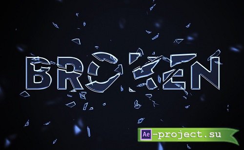 Smashed Glass Text Effect - 7517628