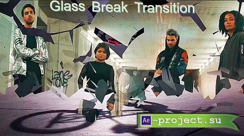 Videohive - Glass Break Transition 39208515 - Project For Final Cut Pro X