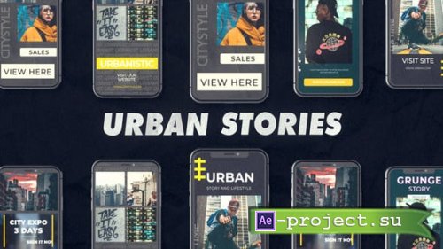 Videohive - Urban Grunge Stories Package - 38541909 - Project for After Effects