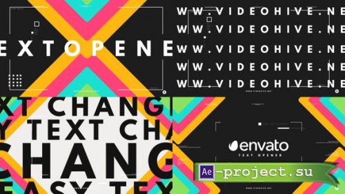 Videohive - Text Opener - 39045094 - Project for After Effects