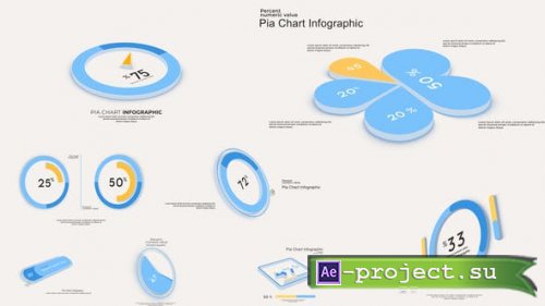 Videohive - Pie Chart Infographics 3 - 39051081 - Project for After Effects