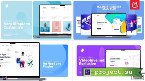Videohive - Website Presentation | Laptop Mockup - 39042771 - Project for After Effects