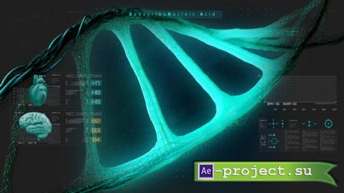 Videohive - HUD Medical Interface DNA - 38147713 - Project for After Effects