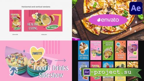 Videohive - Food & Drinks Scenes for After Effects - 39082763 - Project for After Effects