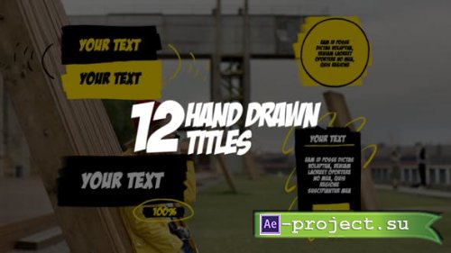Videohive - Hand Drawn Titles - 39087677 - Project for After Effects