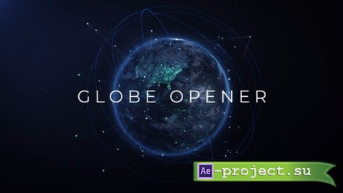 Videohive - Globe Opener - 39125100 - Project for After Effects