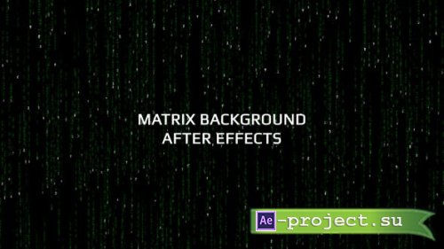Videohive - Matrix Background AE - 39080551 - Project for After Effects