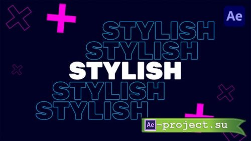 Videohive - Stylish Typography Intro - 39144929 - Project for After Effects