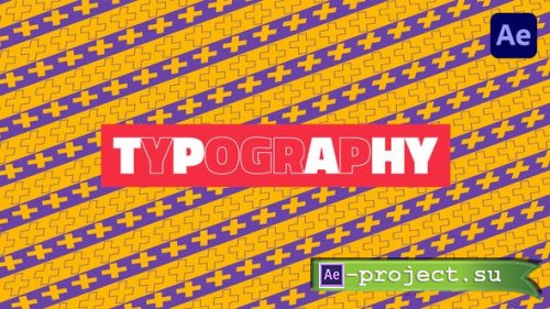 Videohive - Typography Intro - 39168646 - Project for After Effects