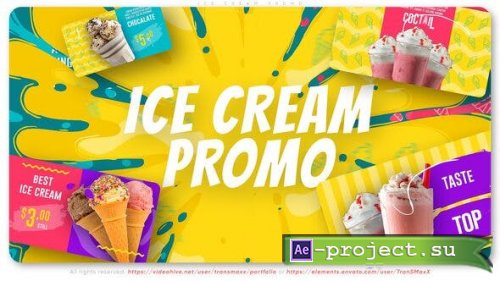 Videohive - Ice Cream Promo - 39168152 - Project for After Effects