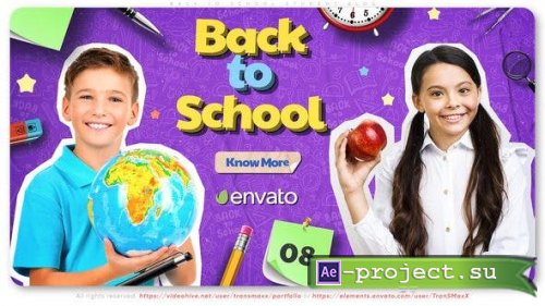 Videohive - Back to School Student Blog - 39160887 - Project for After Effects