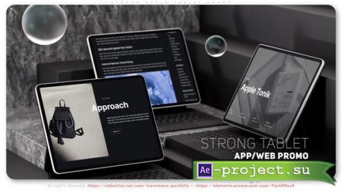 Videohive - Strong Style Tablet Promo - 39160874 - Project for After Effects
