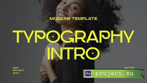 Videohive - Modern Typography Intro - 39087255 - Project for After Effects