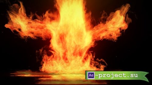 Videohive - Rising Fire Logo Reveal - 38915581 - Project for After Effects