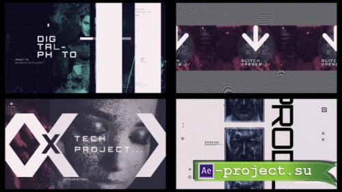 Videohive - Glitch Logo Opener - 39192349 - Project for After Effects