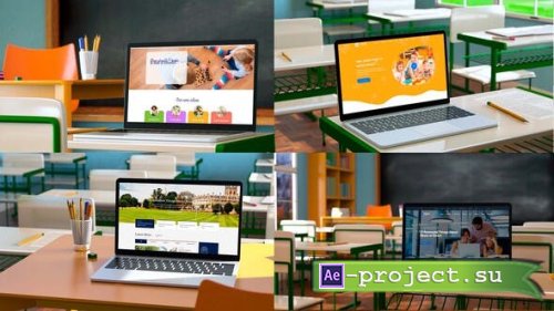 Videohive - Laptop at Classroom Promo Presentation - 39201939 - Project for After Effects