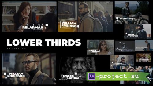 Videohive - Simple Lower Thirds | After Effects - 39208530 - Project for After Effects
