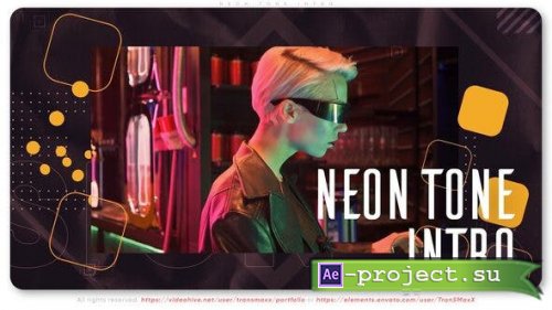 Videohive - Neon Tone Intro - 39197928 - Project for After Effects