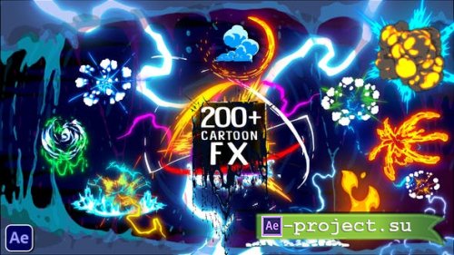 Videohive - Cartoon Fx 220 - 37921997 - Project for After Effects