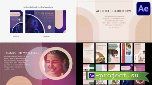 Videohive - Aesthetic Stylish Slideshow for After Effects - 39217557 - Project for After Effects
