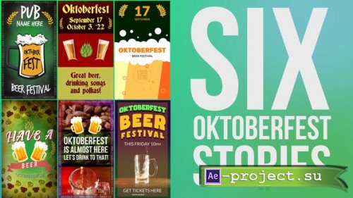 Videohive - Six Oktoberfest Stories - 39220034 - Project for After Effects