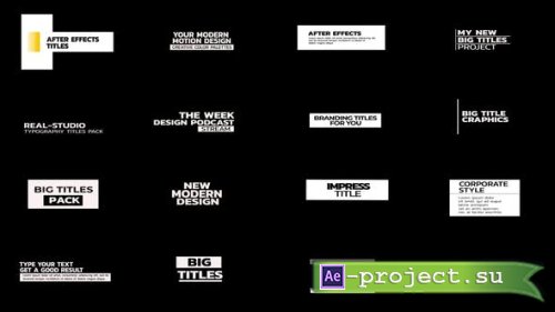 Videohive - Creative Big Titles - 38990097 - Project for After Effects