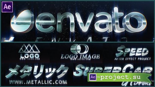 Videohive - Metallic Chrome Logo Intro - 39191336 - Project for After Effects
