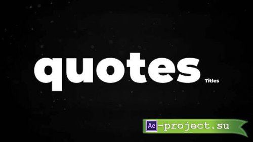 Videohive - Stylish Quotes | After Effects - 39227951 - Project for After Effects