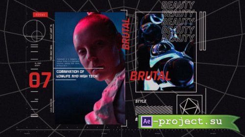 Videohive - Modern Dynamic Glitch Slideshow - 39238246 - Project for After Effects