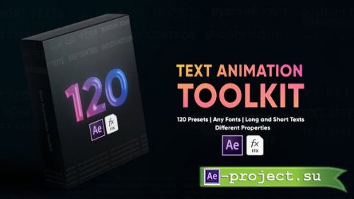 Videohive - Text Animation Toolkit - 39332533 - Project & Presets for After Effects 
