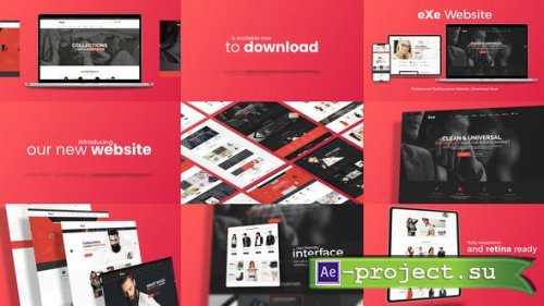 Videohive - Clean Minimal Website Promo - 39251855 - Project for After Effects