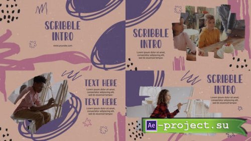 Videohive - Grunge Style Attractive Scribble Intro - 39354950 - Project for After Effects