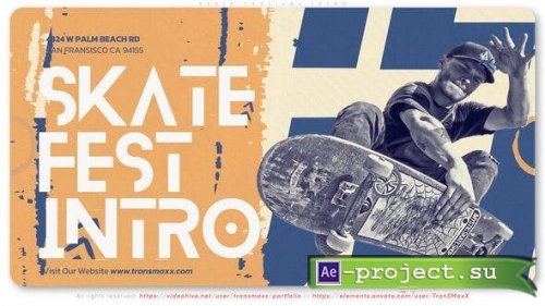 Videohive - Skate Festival Intro - 39363364 - Project for After Effects