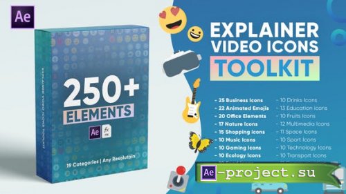 Videohive - Explainer Video Icons Toolkit - 39375768 - Project for After Effects
