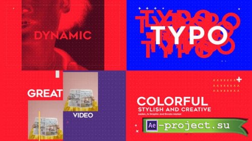 Videohive - Dynamic Typo - 39376162 - Project for After Effects