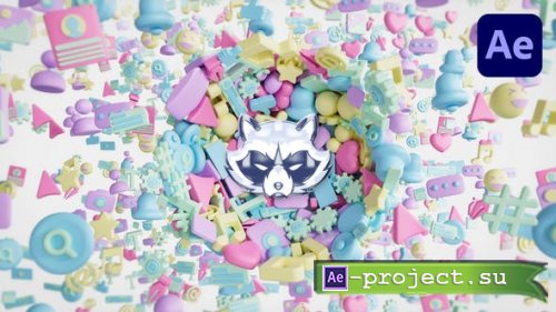 Videohive - Social Media Icons Intro - 39385802 - Project for After Effects