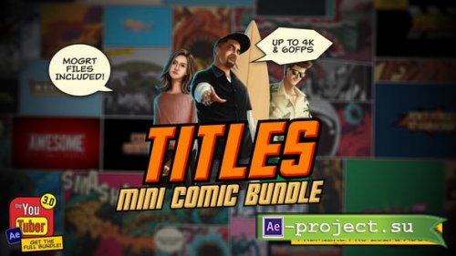 Videohive - Mini Comic Bundle - Titles - 38044019 - Project for After Effects