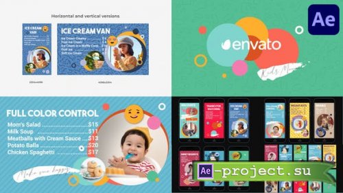 Videohive - Kids Cafe Menu for After Effects - 39388904 - Project for After Effects