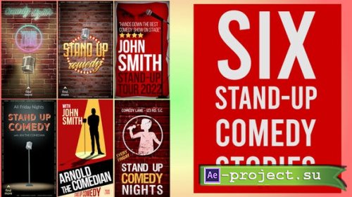Videohive - Six Stand-Up Comedy Stories - 39392257 - Project for After Effects