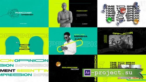 Videohive - Podcast Opener - 39247280 - Project for After Effects
