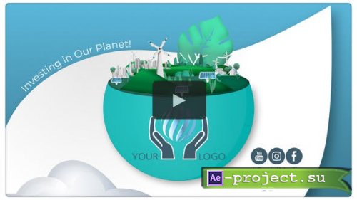 Videohive - Clean Energy Logo Intro / Green Planet Campaign - 37738933 - Project for After Effects