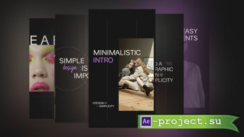 Videohive - Minimalistic Intro | Vertical - 39399073 - Project for After Effects