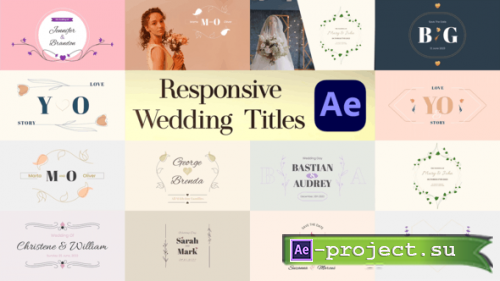Videohive - Wedding Responsive Titles - 39146148 - Project for After Effects