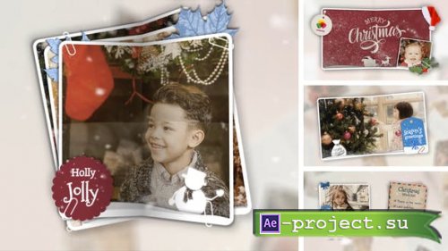 Videohive - Christmas Folded Slideshow - 29359848 - Project for After Effects