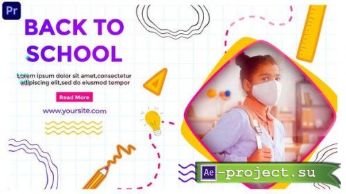 Videohive - Happy Students Back To School Slideshow - 39341802 - Premiere Pro Templates