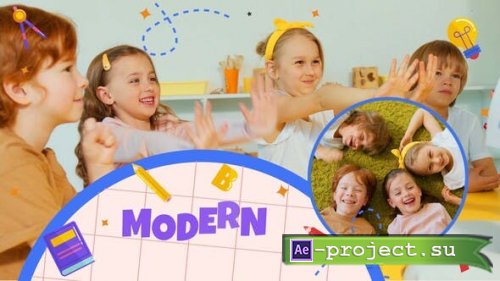 Videohive - Creative Kids School Promo MOGRT - 38948074 - Premiere Pro Templates