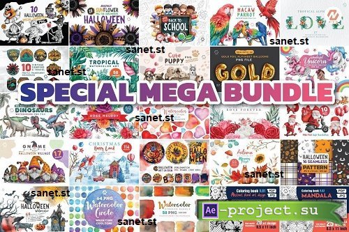 Special Mega Clipart Bundle - 30 Premium Graphics